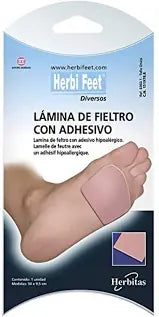Lámina De Fieltro Con Adhesivo Herbi Feet.