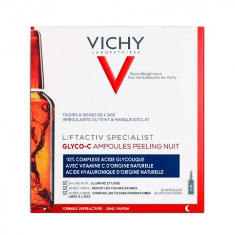 VICHY LIFTACTIV GLYCO-C PEELING NOCHE 10 AMPOLLAS