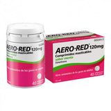 AERO RED 120mg 40 COMPRIMIDOS MASTICABLES MENTA