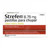 STREFEN 8.75mg 16 PASTILLAS PARA CHUPAR MIEL Y