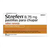 STREFEN 8.75mg 16 PASTILLAS PARA CHUPAR NARANJA