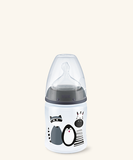 NUK BIBERON CON CONTROL DE TEMPERATURA SAFARI TETINA SILICONA 150ml 0-6 MESES TALLA M