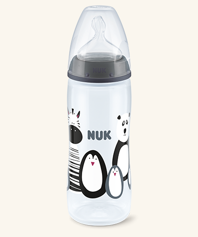 NUK BIBERON SAFARI TETINA SILICONA 360ml 6-18 MESES