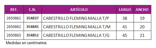 FLEMING CABESTRILLO MALLA TALLA PEQUEÑA