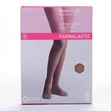 FARMALASTIC MEDIA CORTA C/N BEIGE TALLA MEDIANA