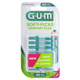 GUM SOFT-PICKS COMFORT FLEX LARGE 40 UNIDADES