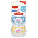 NUK CHUPETE SILICONA PEPPA PIG 18-36 MESES 2 UNIDADES