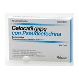 GELOCATIL GRIPE PSEUDOEFEDRINA 20 COMPRIMIDOS