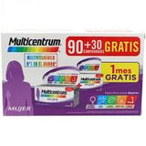 MULTICENTRUM PACK MUJER 90 COMPRIMIDOS + 30 COMPRIMIDOS