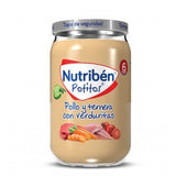 NUTRIBEN POTITO DE POLLO Y TERNERA CON VERDURITAS 235gr