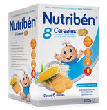 NUTRIBEN 8 CEREALES CON MIEL Y GALLETAS 600gr