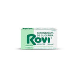 ROVI SUPOSITORIOS GLICERINA ADULTOS 3.36gr 12 UNIDADES